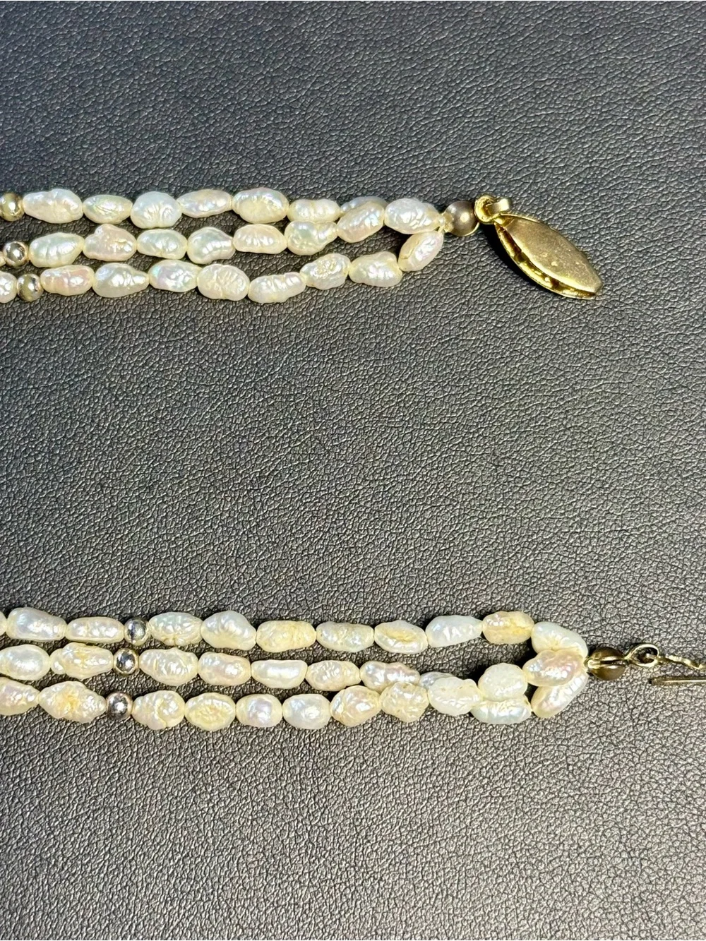 vtg Rice Pearl Necklace - Picture 3 of 6
